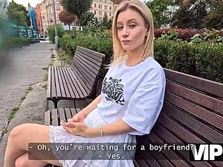 Vip4k. Cute blonde cheats boyfriend cash with stranger?