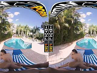 petite babe takes big black cock cum in eden garden nature