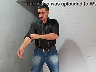 yuri gaucho hires buff stud shows huge cock for voyeur