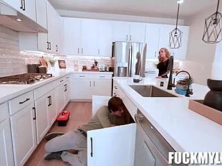 HANDYMAN CUMS ALL OVER MY BIG TITS DANAe Mari!