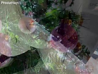 Stepdad's Girlfriend Takes Anal DP from Voyeur Stepson in Threesome?