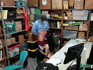 alex harper caught shoplifting fucked in office