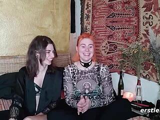 ersties hot lesbian pair plays bdsm bondage games