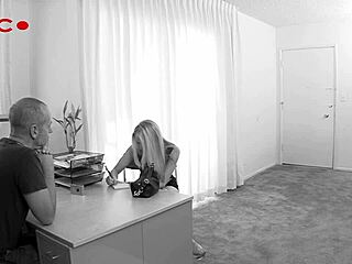 tiny blonde kendi struggles with massive white monster cock pov