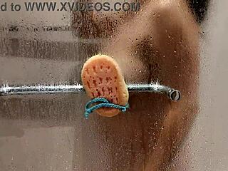 Caught Stepsis Showering—Wanna See Her Wet Pussy?