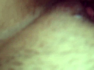 Hubby shows up after friend creampies my pussy then eats it!