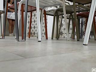 two big tit milfs seal deal bending over for client's monster cock in dorm?