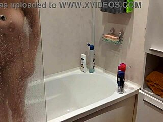 Caught Stepsis Showering—Wanna See Her Wet Pussy?