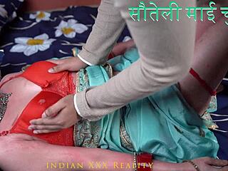 my indian ladalee stepmom's wet pussy gets fucked hard in hindi