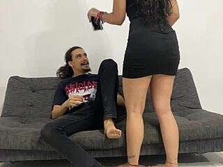 Caught With Stepmom's Pics? Now Mommy Rides Your Big Cock Hard!