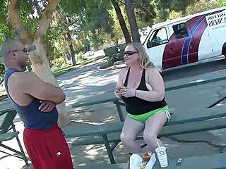 Chubby BBW Wife Begs Black Coach for Saggy Tits BBC Cheating Fuck