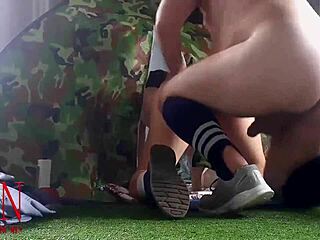 hey, stranger dominates nudist goddess pussy fuck in wild forest camp! 🌲🍆🏕️