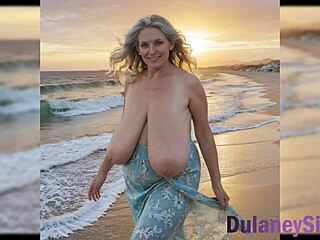 super cute curvy mom with huge bouncing tits