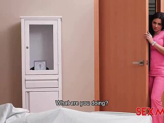 nicole zurich tends to patient's big cock needs