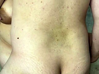 Chubby wife milf stuffed double in fat ass and hairy pussy