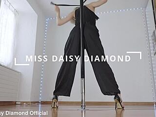 Nasty Blonde Foot Fetish Pole Dance With Sole Worship And Masturbation