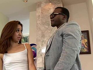 Brown Skin Asian Teen Craves Big Black Cock Facial Cumshot!
