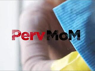 StepMom's Big Tits Obsession Therapy with Stepson and Friend Boobs