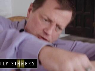 stepdaughter rides stepdad while mom sleeps nearby?