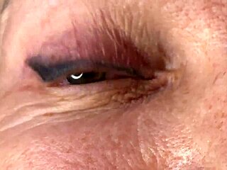 Mature Lady Takes Huge Facial Cumshot On Eyes