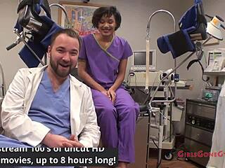 so jackie banes in latex gloves and jeans for her physical huh sounds kinky