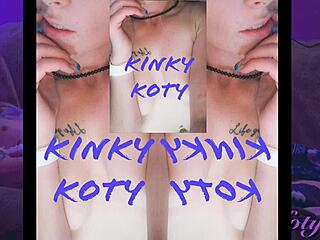 uhh kinky blonde koty deepthroats that cock like a petite teen pro, tits bouncing wildly