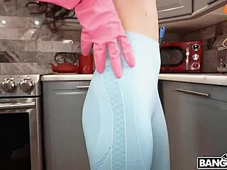 i got my dirty latina teen maid paid well for her tight pussy pounding