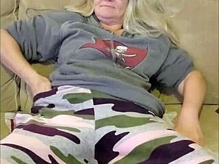 Hot Granny Vee Shaves Pussy Craving Your Deep Fuck!