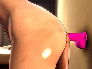 Giantess Devours Huge Cock in Anal Vore Unbirth Fetish Insertion