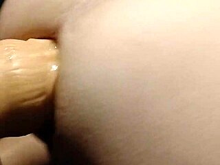 strapon fucks guy's tight asshole deep