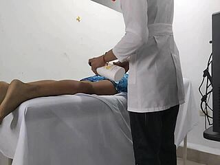 i was supposed to massage her but this whore patient flipped it and rode me hard in the hospital