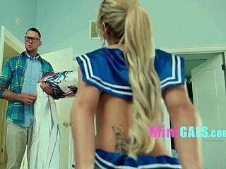 step bro's sailor uniform sparks taboo interracial fuck with petite japanese sis