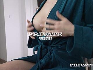 lady gang's shaved pussy takes bent over anal cowgirl deepthroat facial in stockings