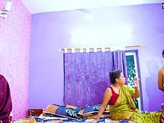 Dirty Indian Servant Catches Bhabhi Devar Fucking Home Alone