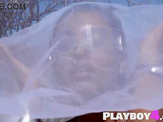 Bubble Butt Latina Milf Rips Lingerie Posing Her Amazing Tits Outdoors!