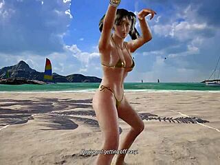 xiaoyu gold bikini tk8 ryona boobs bounce