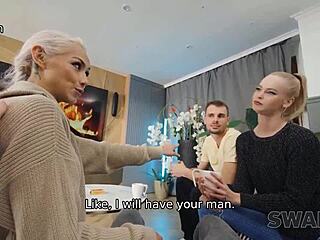 swap4k forest hike turns into wife swap threesome with cuckold watching