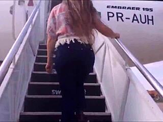 wife takes cash to give big ass to rio businessman doggystyle