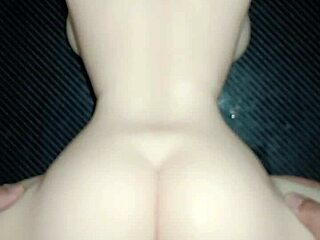 Mandy's tight asshole creampie fuck doll anal desk bend?