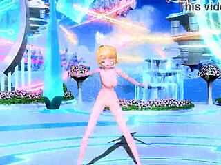 kagamine rin's huge tits and bare pussy mod exposed fully