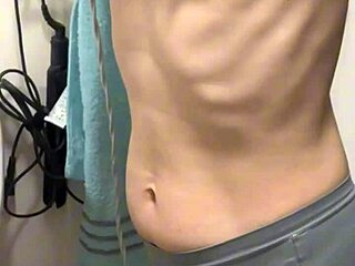 Post-shower wife nipples harden under my pinching licks