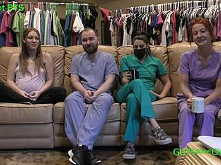 new nurse maverick williams gets bent over 😈 patient play!