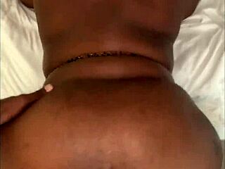 Oyo's ebony deepthroat chubby ass worship swallow