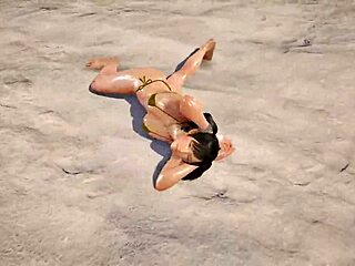 xiaoyu gold bikini tk8 ryona boobs bounce