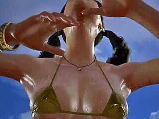 xiaoyu gold bikini tk8 ryona boobs bounce