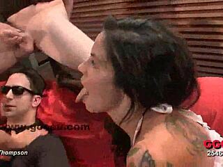 pervert whores beg for bukkake cumshots on their faces right now!