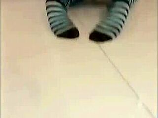 Watch me peg his ass with double strap-on dildo play.