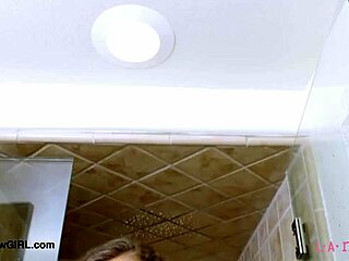 Wow amazing brunette model showers naked so teasingly!