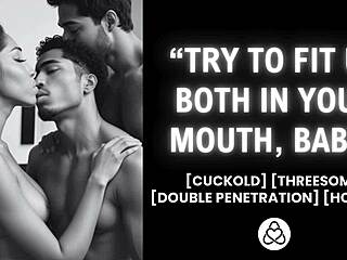 he blasts cum on my face while husband watches our creampie double