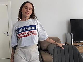 Step Sis Begs for Virgin Pussy Fuck Before First Date Creampie